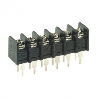 CBP70 Series Barrier Strip Terminal Blocks, 7.62mm pitch, 10A 300VAC, Accepts wire range 22~12 AWG, Cover Available, 2- to 32-Pole Single row.