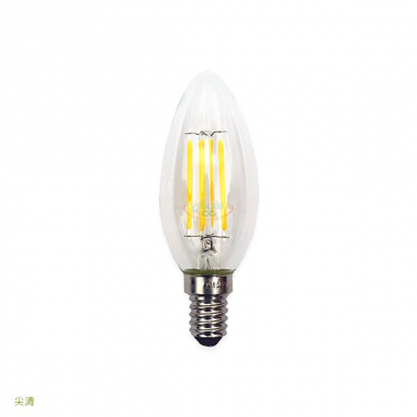 4W LED水晶蠟燭燈泡，LED蠟燭燈泡，C35 尖清/拉尾，E14/E27(訂製)，可取代傳統鎢絲水晶燈泡，大角度發光，有可調光型和不可調光型，安裝方式與傳統燈具相同。