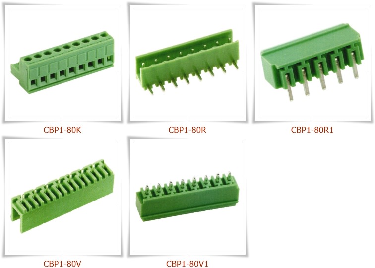 CBP1-80 插拔式接線端子台_PCB端子台