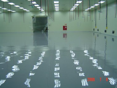 EPOXY地板施工,導電地板,防靜電地板耐磨耗、耐重壓、不起塵、易整理