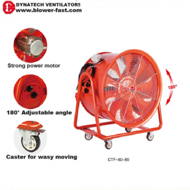 Easy Movable Hand Push Air Venting Fans