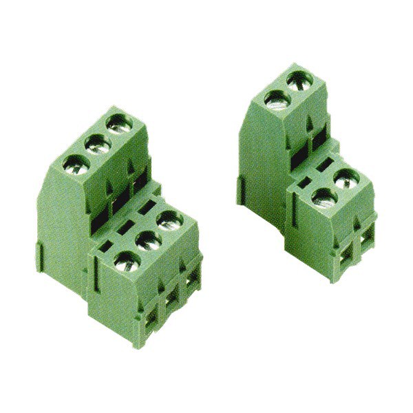 CBP2-HC100 Euro-Style PCB Terminal Blocks, 5mm pitch, 10A 300VAC, Accepts wire range 26~16 AWG, 2-Pole and 24-Pole Euro-Style Fixed Mount.