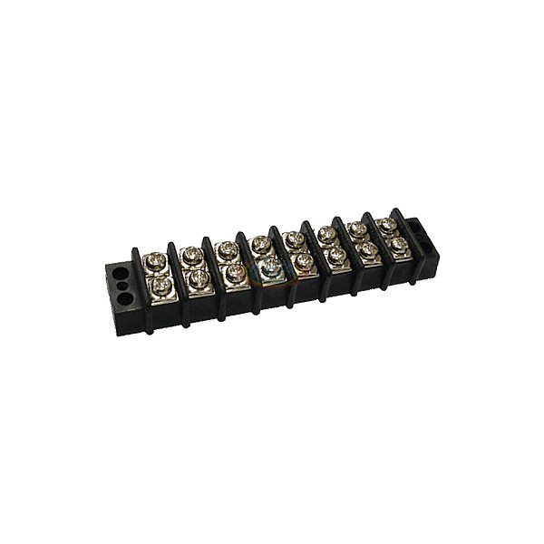 CB4-10A Double Row Barrier Strips, 9.5mm pitch, 10A 300VAC, Accepts Wire Range: 12~18 AWG, 2 to 28-Pole double row panel mount terminal blocks.