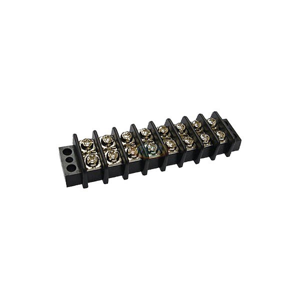 CB4-20A Double Row Barrier Strips, 11mm pitch, 20A 300VAC, Accepts Wire Range: 12~18 AWG, 2 to 26-Pole double row panel mount terminal blocks.