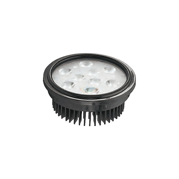 12W AR111 LED投射燈(9珠)，LED燈泡(黑)
