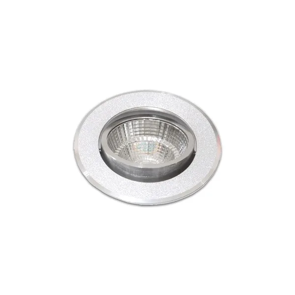 5W/7W 2.5吋 COB LED投射崁燈，7.5cm嵌入孔，燈頭可調整角度