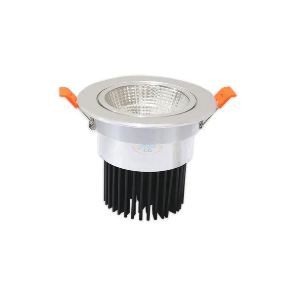 10W/12W 3.5吋 COB LED投射崁燈，9.5cm嵌入孔，燈頭可調整角度