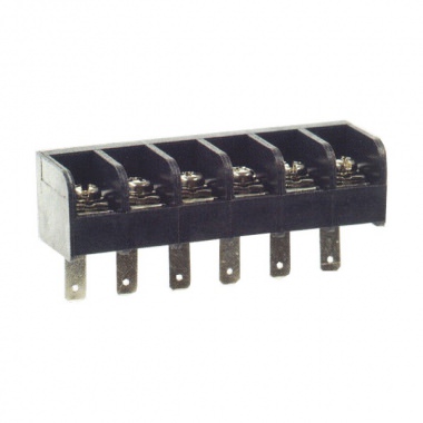 CBP50 Series Tri-Barrier Strip Terminal Blocks, 11mm pitch, 15A 300VAC, Accepts wire range 22~12 AWG, 2- to 32-Pole Single row PCB Terminal Strip.