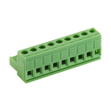 CBP1-80 Series Pluggable Terminal Blocks, 5mm pitch, 10A 300VAC, Accepts wire range 24~14 AWG, 2- to 16-Pole Euro-Style PCB Terminal Blocks.