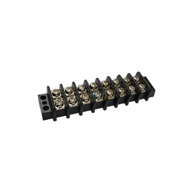 CB4-20A Double Row Barrier Strips, 11mm pitch, 20A 300VAC, Accepts Wire Range: 12~18 AWG, 2 to 26-Pole double row panel mount terminal blocks.[宬碁科技開發有限公司]