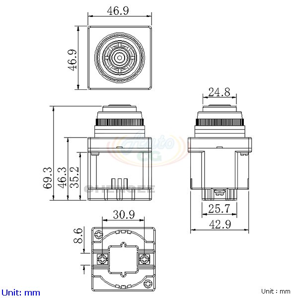 30mm Flush Mounting Buzzer