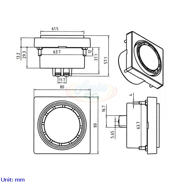 Flush Mounting Buzzer