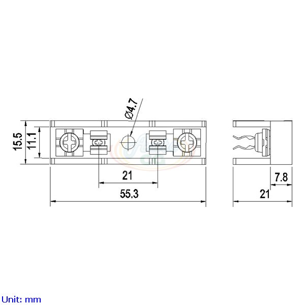 1 pole 10A Fuse Block | Fuse Holder