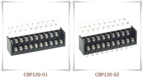 CBP120 Dual Level PCB Barrier Terminal Blocks