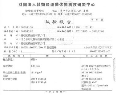 1000D 2020 雙經雙緯 [德禧紡織股份有限公司]