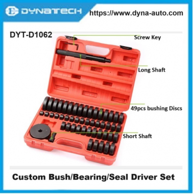 Comprehensive collection of Custom Bush/Bearing/Seal Driver Set of 52Pcs.