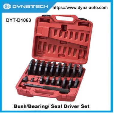 This Custom Built Bush, Bearing, and Seal Driver Set is designed for accurate, damage-free installation across a wide range of automotive and industri