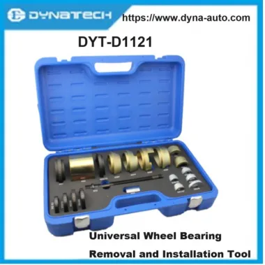 This Universal Wheel Bearing Removal and Installation Tool Kit is designed for fast, safe, and precise bearing service on a wide range of vehicles.