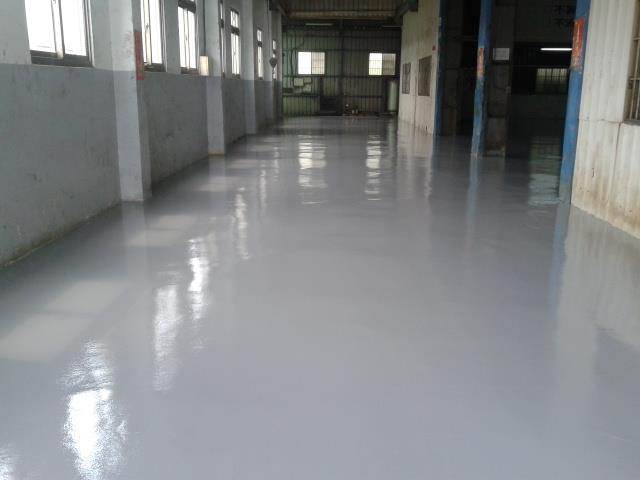 廠房環氧樹脂塗料硬化耐磨地板地坪工程耐磨耗、耐重壓、不起塵、易整理