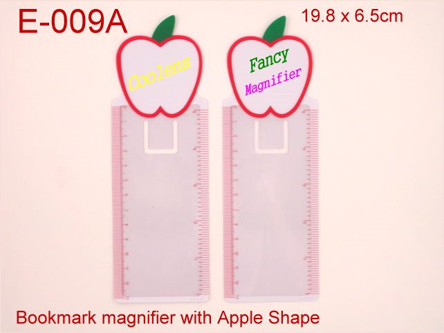 	Wonderful bookmark in computer shape with magnifier and ruler scale for daily usage. The white block is reserved for client’s logo printing.