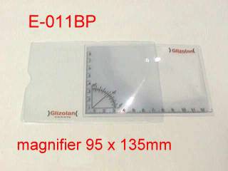 Wonderful postcard size magnifier for daily usage. With or without client’s logo onto it as giveaway premium.