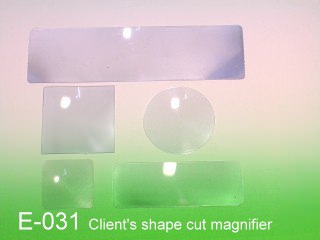 customized shapes and size of flat magnifier[育勝企業有限公司]