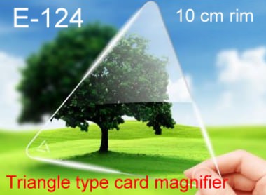 We can make the Fresnel card based on client's shape and design.