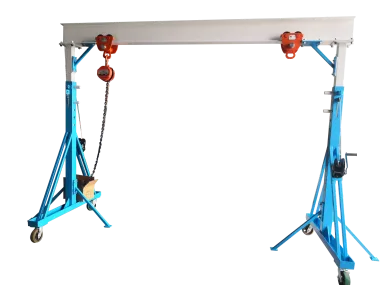 Adjustable Steel Gantry Crane Shop Lift , Easy to assemble and disassemble, Easy to handle and move!